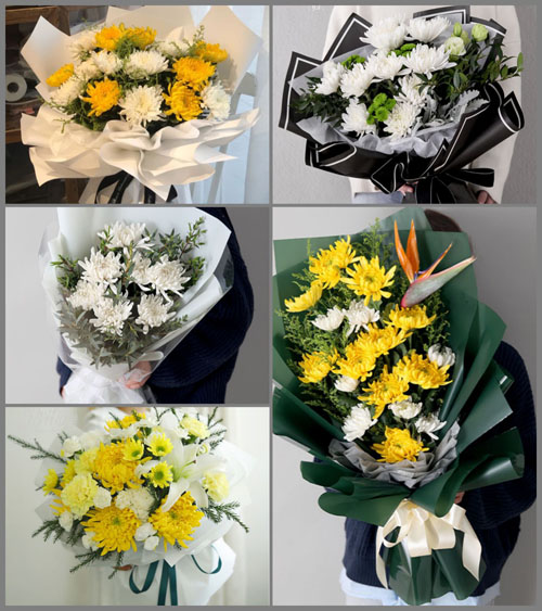 广东肇庆市德庆县德城街道登云村白事花束代送